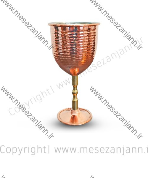 گلاسه پایه برنجی سایز متوسط