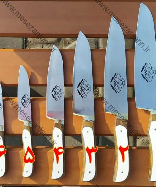 ست کامل چاقوی آشپزخانه زنجانی