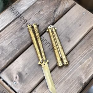 چاقوی پروانه ای طلایی