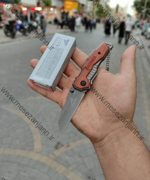 چاقوی بوکر ضامن دار