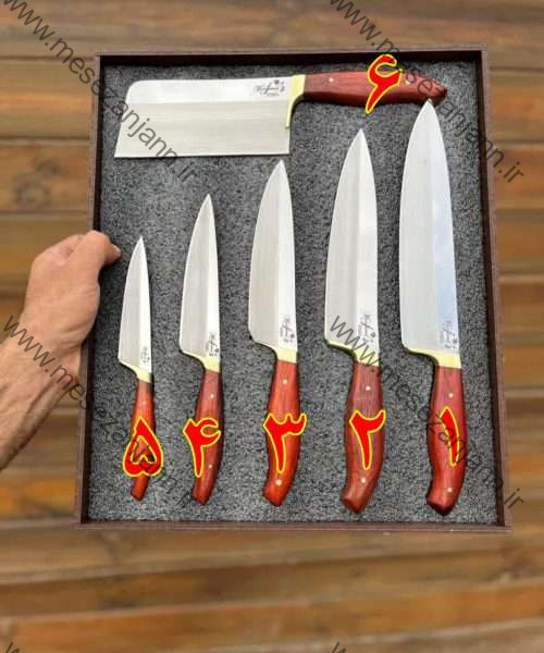 ست کامل چاقوی آشپزخانه استاد منفرد