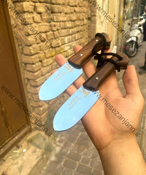 تیزی دسته چوبی بند دار