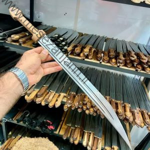 قداره 60 سانتی دسته چوبی