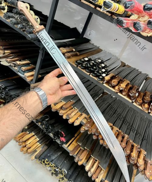 قداره 80 سانتی دسته چوبی