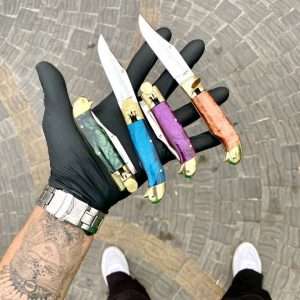 چاقو فشاری دسته اپوکسی