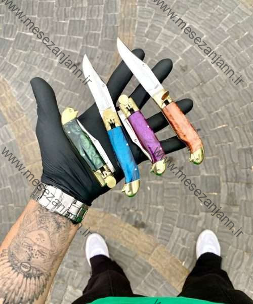 چاقو فشاری دسته اپوکسی