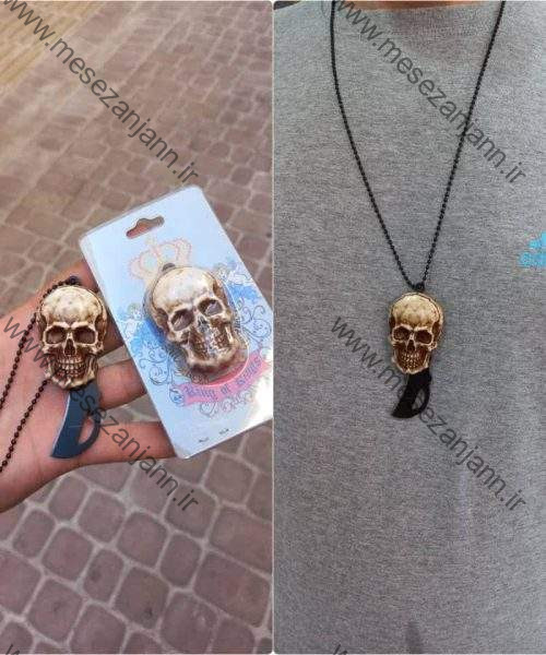 چاقو گردنبندی طرح اسکلت