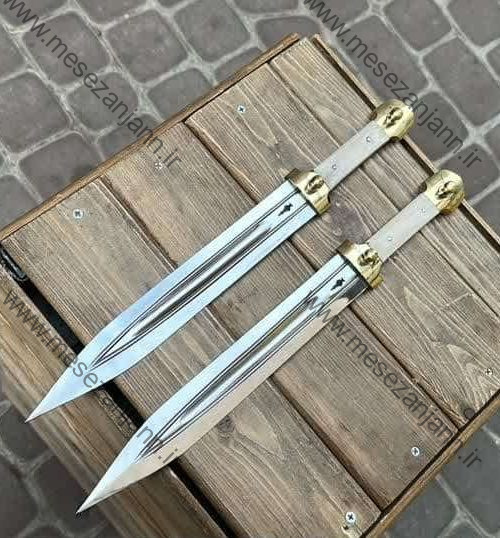 نیمچه قمه دسته استخوان سفارشی