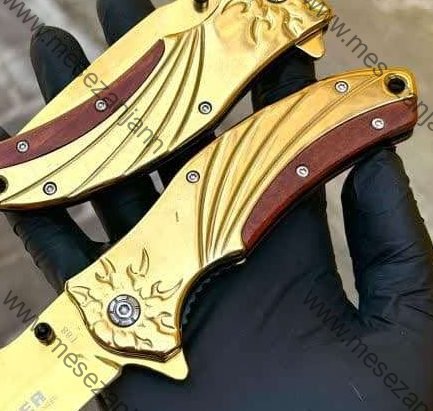 چاقو جیبی بوکر طلایی