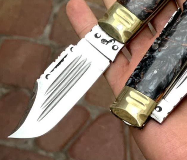 چاقوی پشت ضامن سفارشی