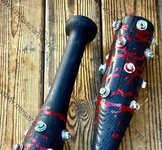 چوب بیسبال 45 سانتی پیچ دار