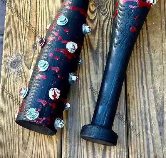 چوب بیسبال 45 سانتی پیچ دار