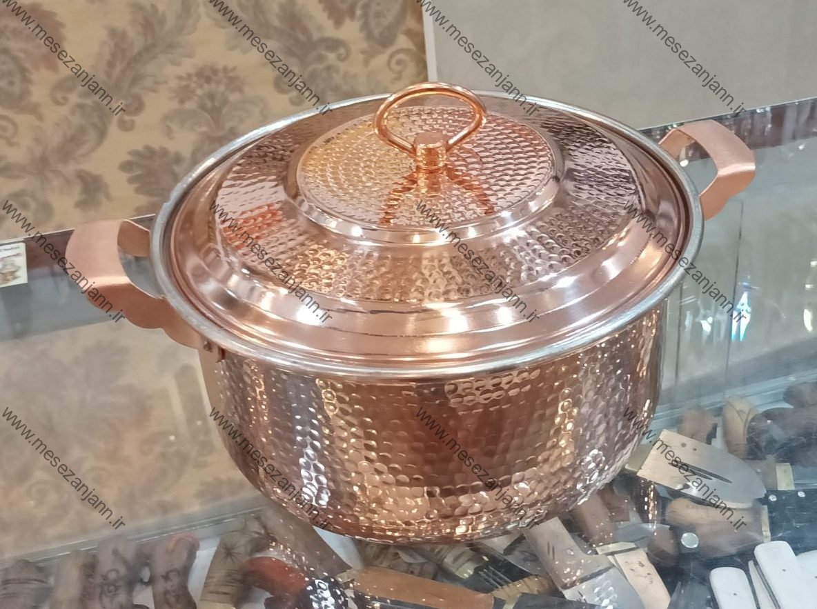 قابلمه مسی سایز متوسط 1 قابلمه مسی سایز متوسط