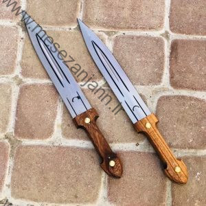 نیمچه قمه دسته چوبی زنجانی