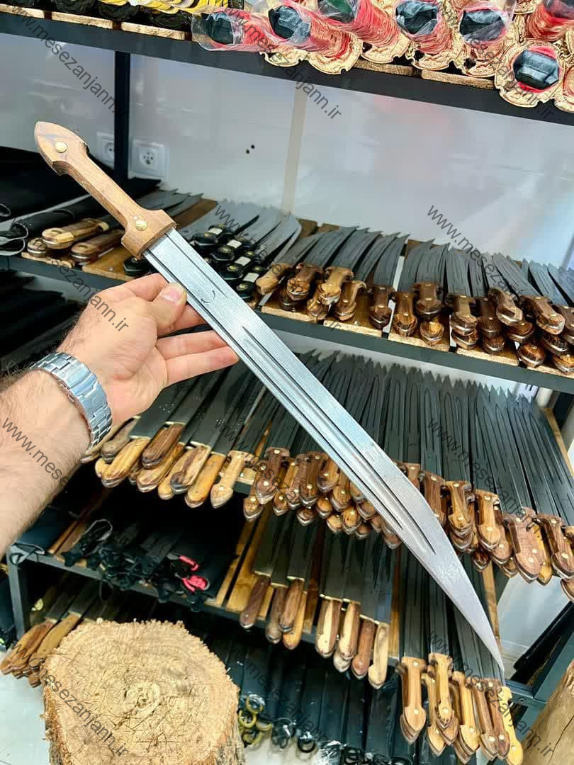 قداره 60 سانتی دسته چوبی 1 قداره 60 سانتی دسته چوبی