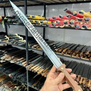 قمه 70 سانتی دسته چوبی