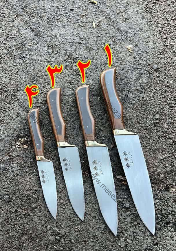 ست کامل چاقو آشپزخانه 1 ست کامل چاقو آشپزخانه