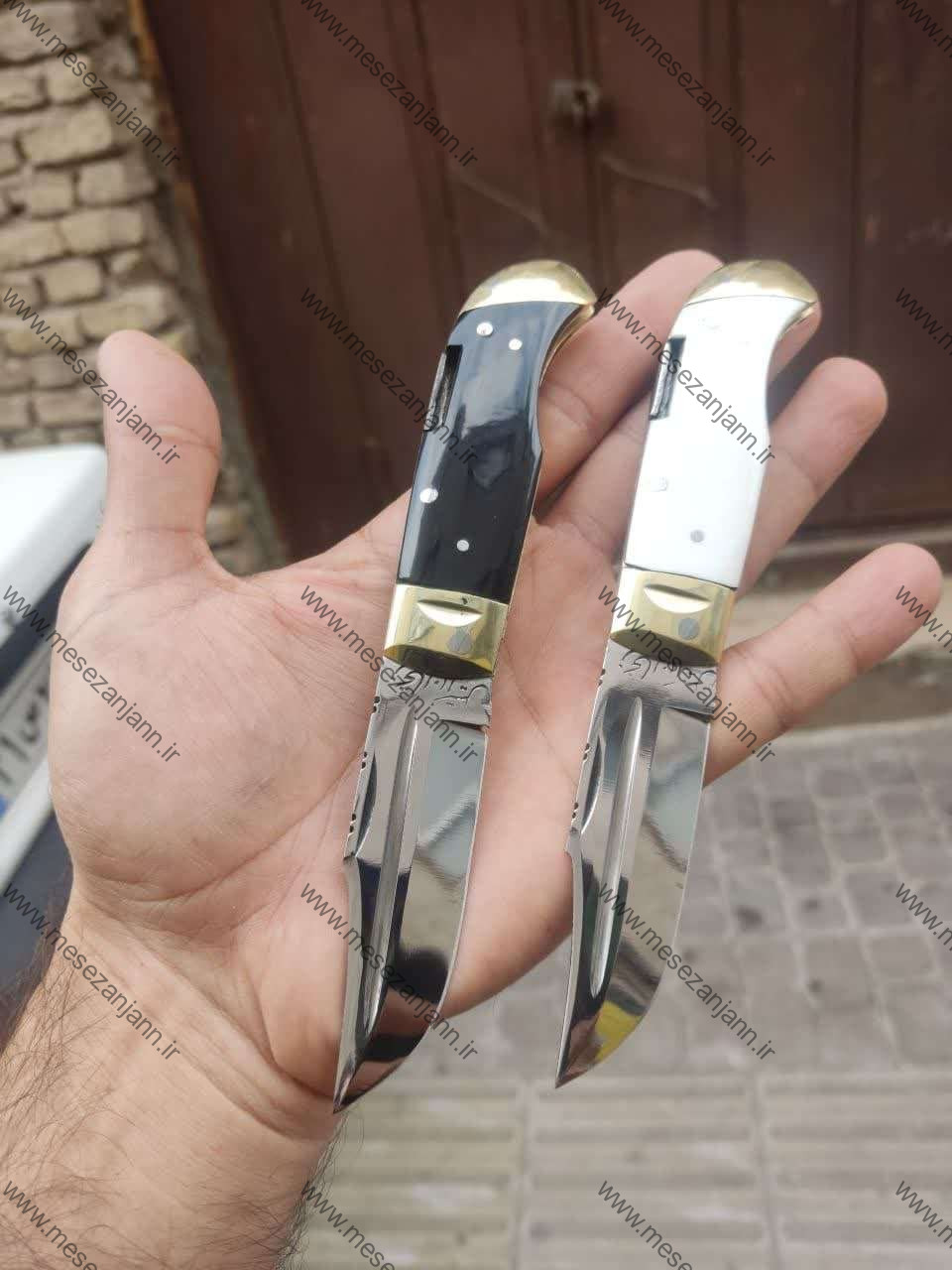 چاقو پشت ضامن زنجانی 1 چاقو پشت ضامن زنجانی