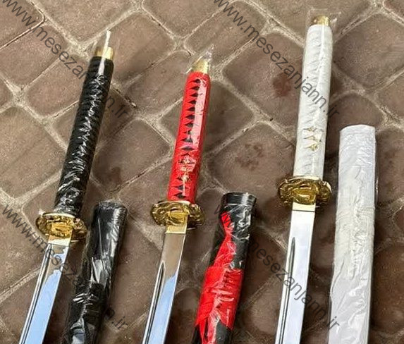 شمشیر سامورایی 9 میل 2 شمشیر سامورایی 9 میل