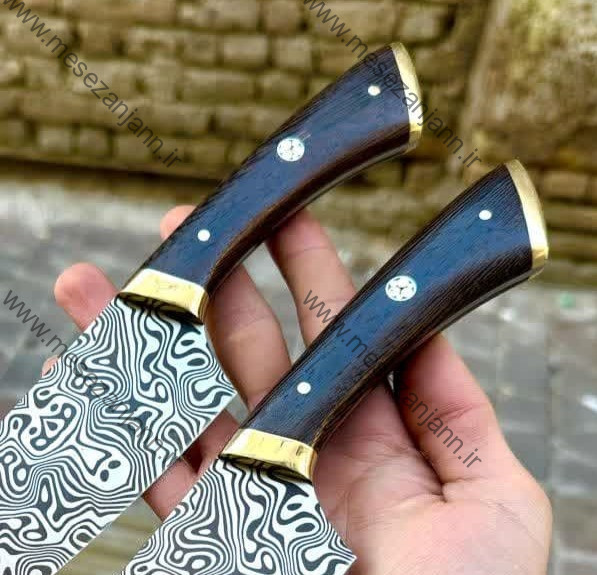 کارد سرآشپز طرح تیغه دمشقی 3 کارد سرآشپز طرح تیغه دمشقی