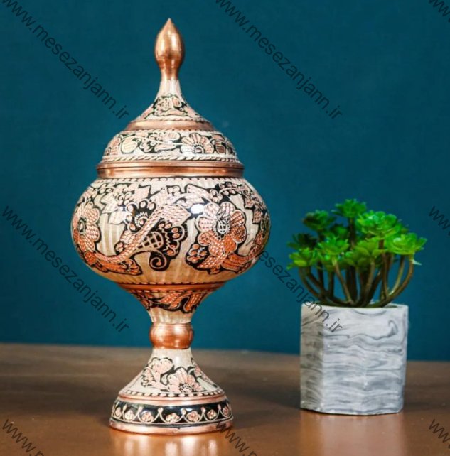 ظرف شکلات خوری نقره کوب 1 ظرف شکلات خوری نقره کوب