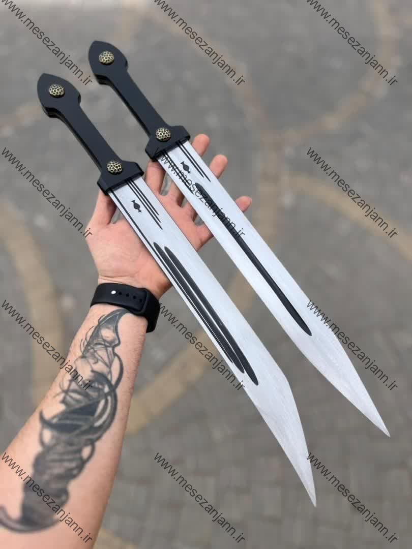 قمه 60 سانتی استاد زنجانی 1 قمه 60 سانتی استاد زنجانی