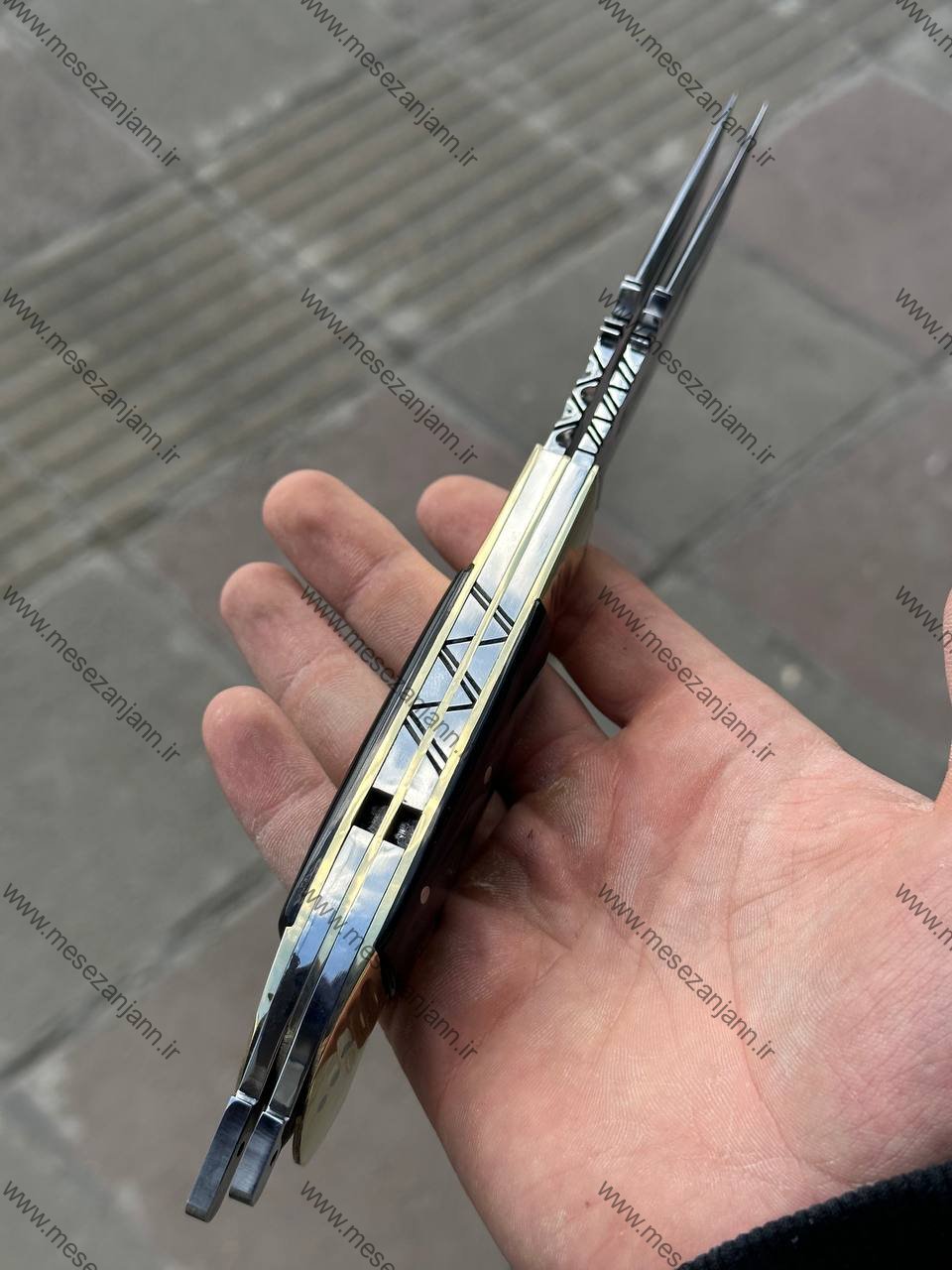 چاقوی دنده ای دو تیغه 2 چاقوی دنده ای دو تیغه