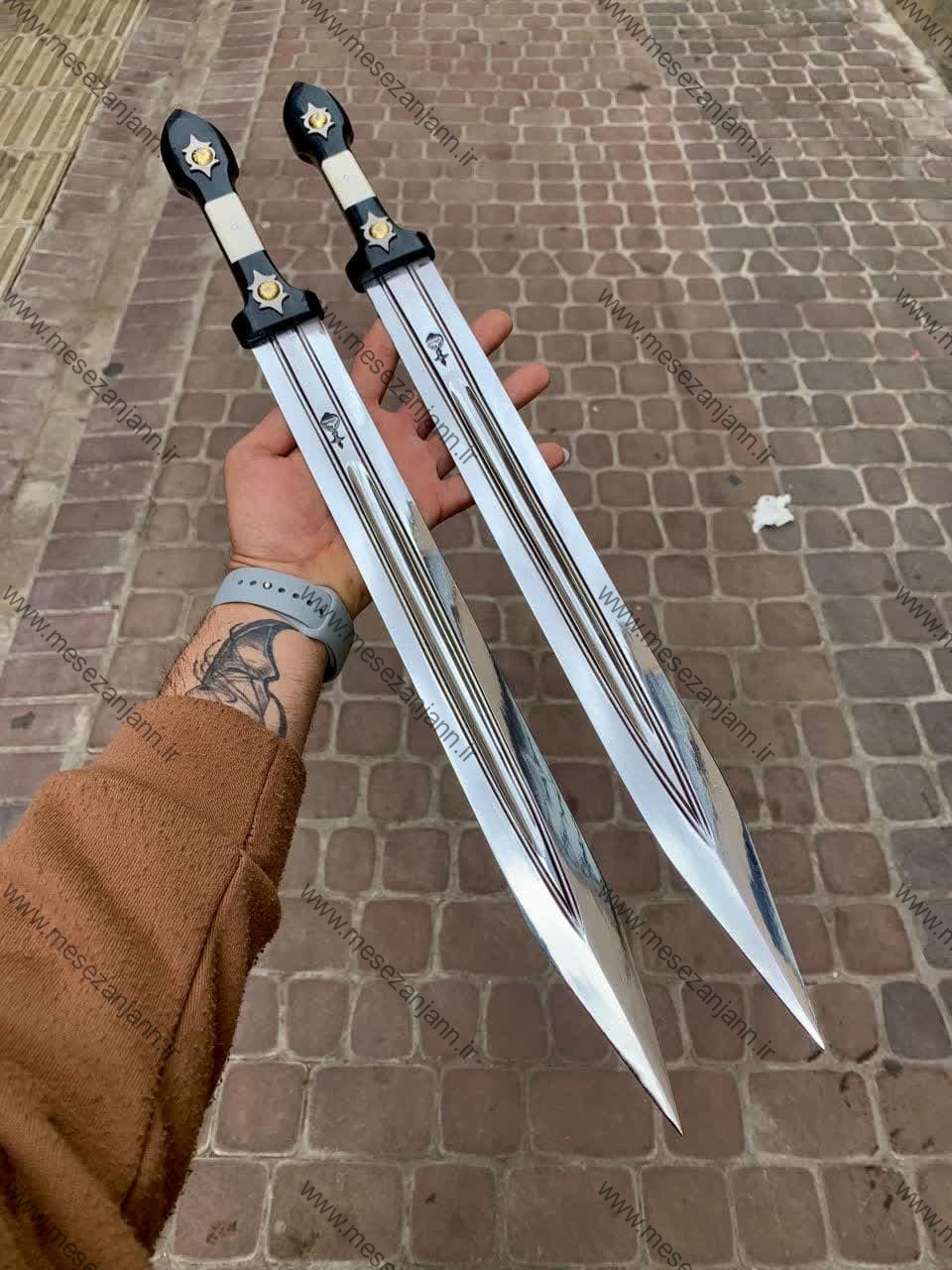 قمه 55 سانتی استاد زنجانی 1 قمه 55 سانتی استاد زنجانی