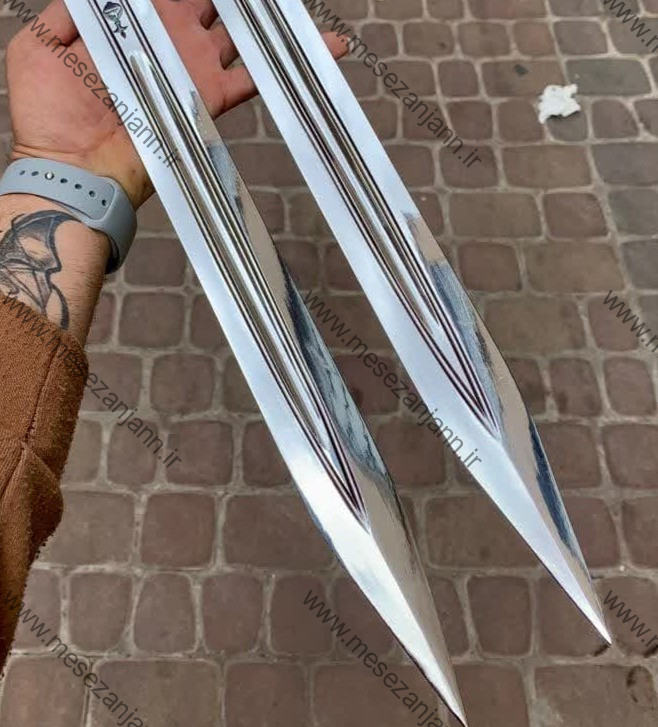 قمه 55 سانتی استاد زنجانی 3 قمه 55 سانتی استاد زنجانی