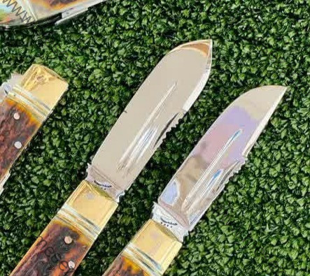 چاقو پشت ضامن سفارشی 3 چاقو پشت ضامن سفارشی