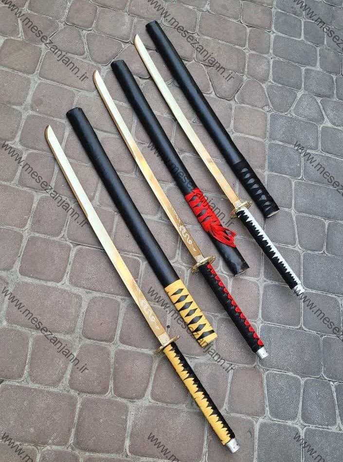 شمشیر سامورایی طلایی 1 شمشیر سامورایی طلایی