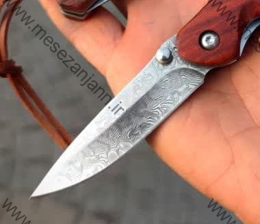 چاقوی جیبی بوکر تیغه دمشقی 3 چاقوی جیبی بوکر تیغه دمشقی