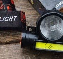 چراغ پیشانی LED دایره ای 3 چراغ پیشانی LED دایره ای