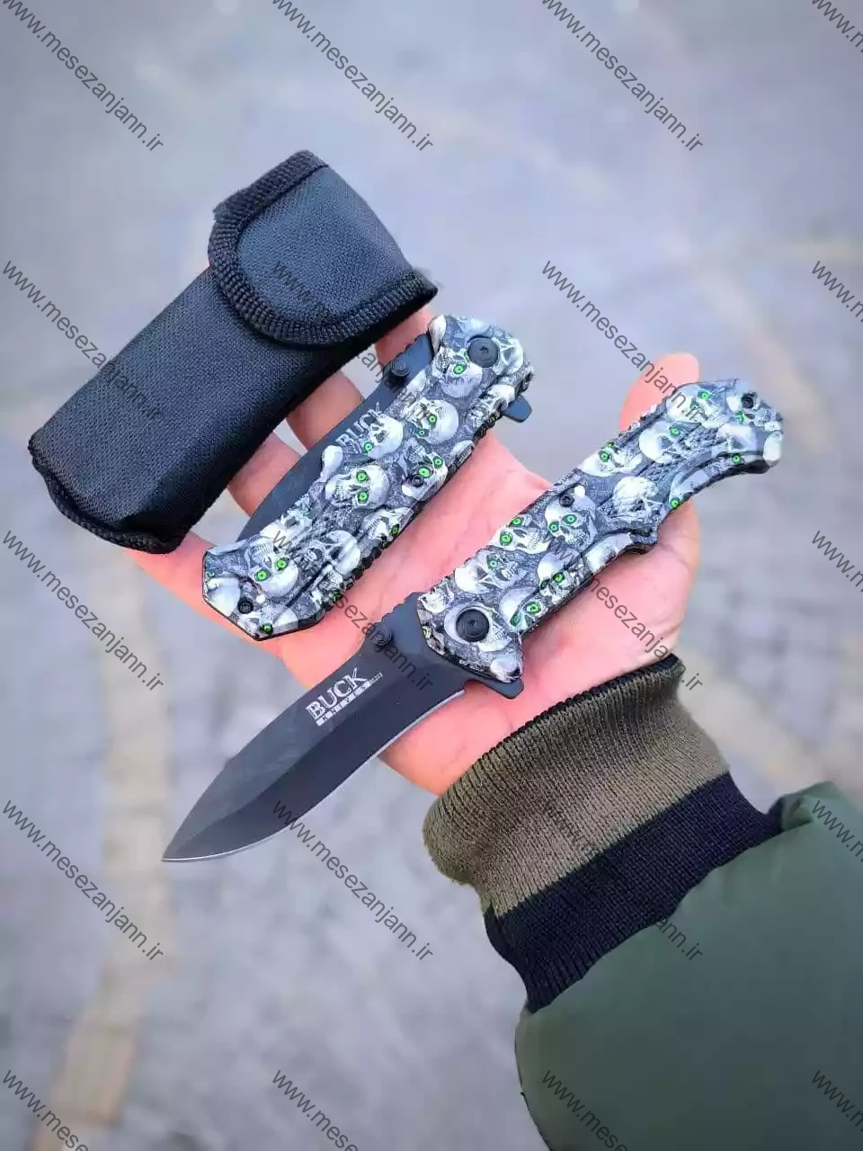 چاقوی جیبی باک اسکلتی 1 چاقوی جیبی باک اسکلتی