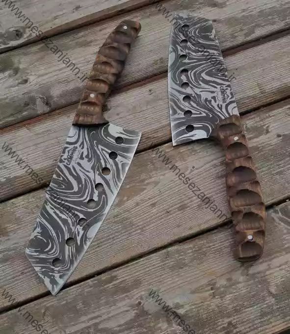 ساطور برش طرح دمشقی 1 ساطور برش طرح دمشقی