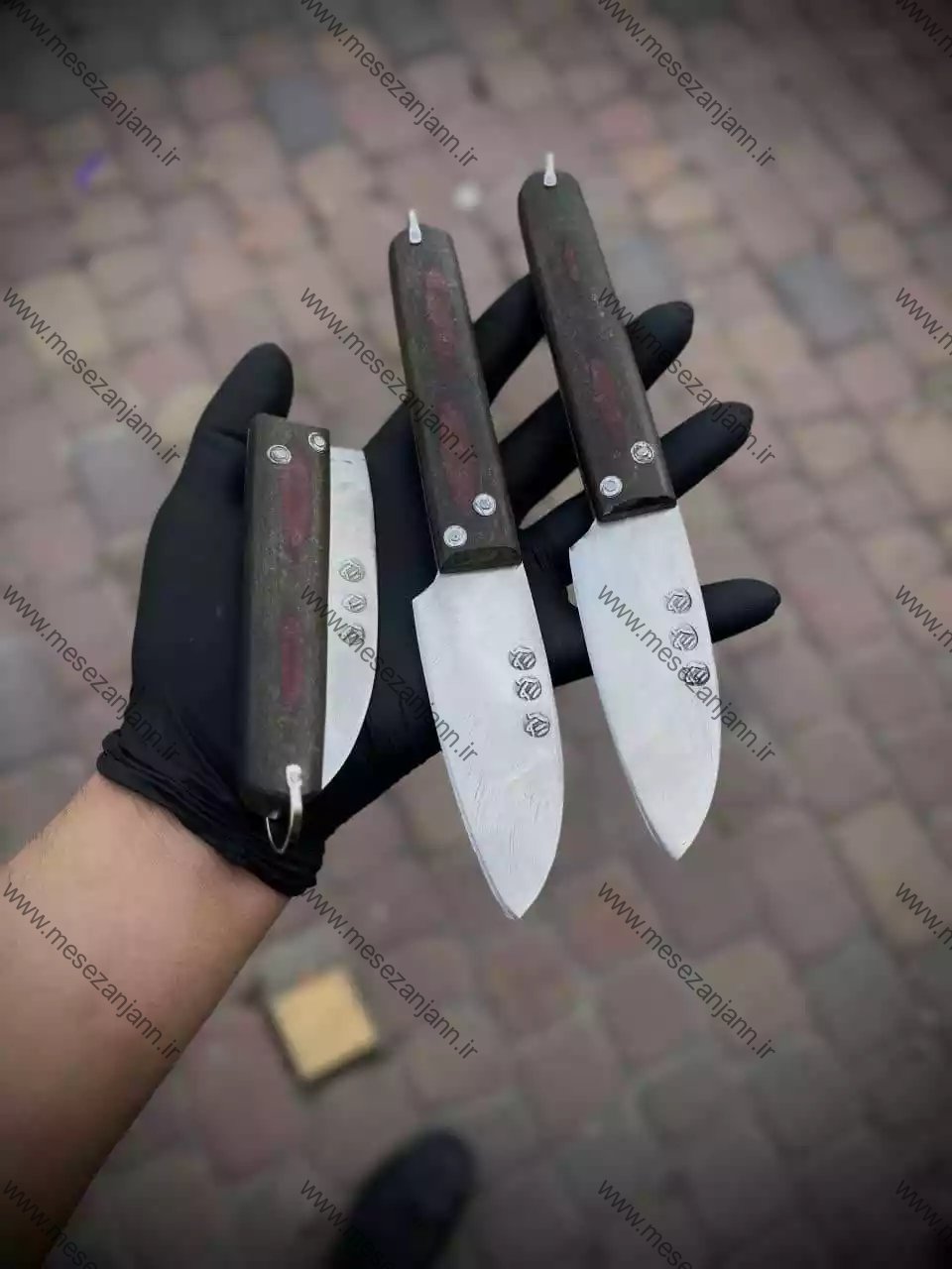 چاقوی بوکانی 3 الماس 1 چاقوی بوکانی 3 الماس