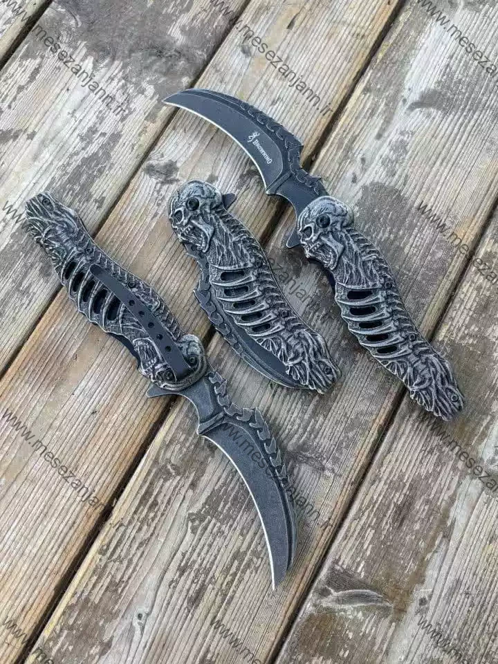 چاقوی برونینگ اسکلتی 1 چاقوی برونینگ اسکلتی