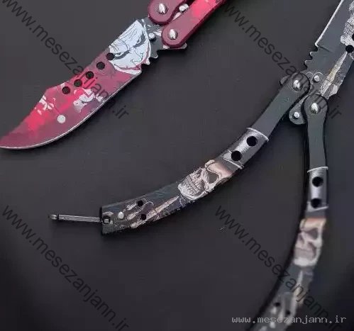 چاقوی پروانه ای جوکر 2 چاقوی پروانه ای جوکر