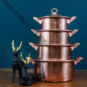 ست 4 عددی قابلمه مسی