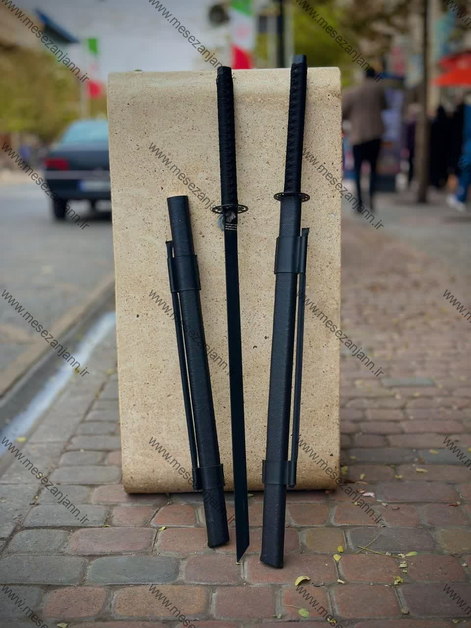 شمشیر سامورایی فول مشکی 1 شمشیر سامورایی فول مشکی