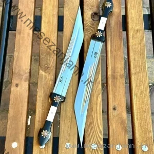 نیمچه قمه تک لبه استاد علی