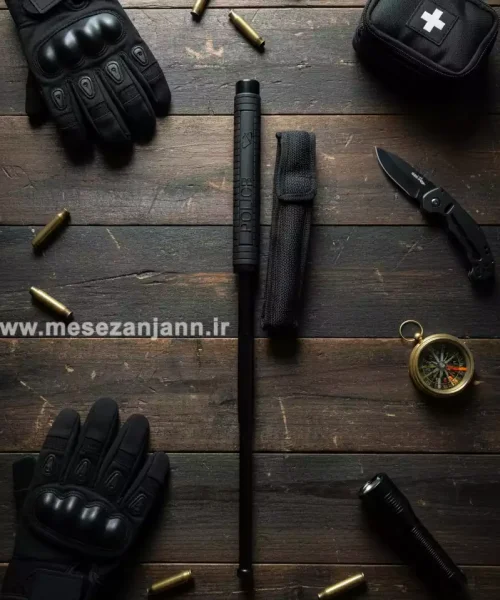 باتون سه تیکه پلیسی