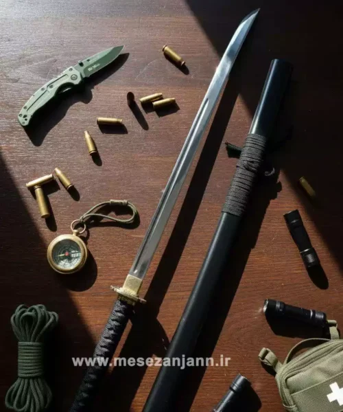 شمشیر سامورایی 8 میل درجه یک