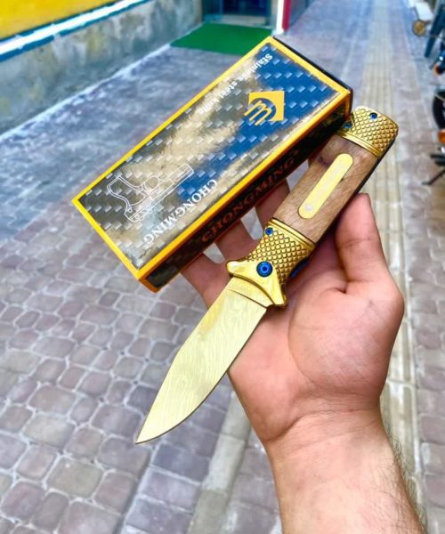 چاقوی چانگ مینگ طلایی مدل جدید