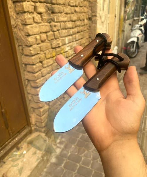 تیزی دسته چوبی بند دار