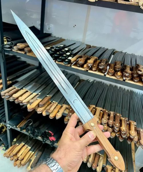 قمه 60 سانتی دسته چوبی