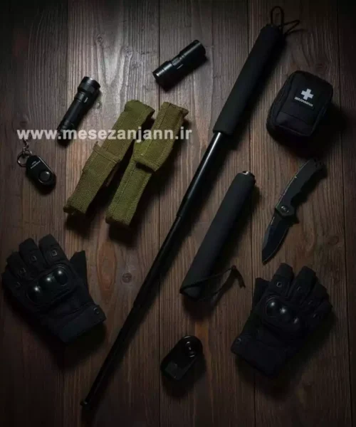 باتوم 4 تیکه دسته اسفنجی