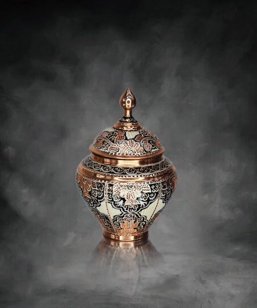 شکلات خوری کوزه ای نقره کوب