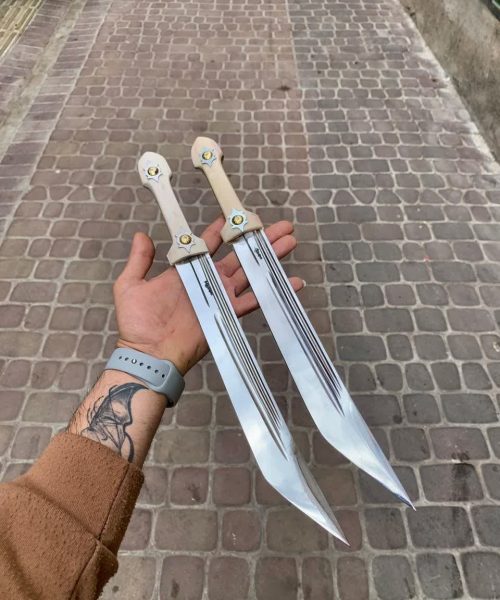 نیمچه قداره دسته استخوان