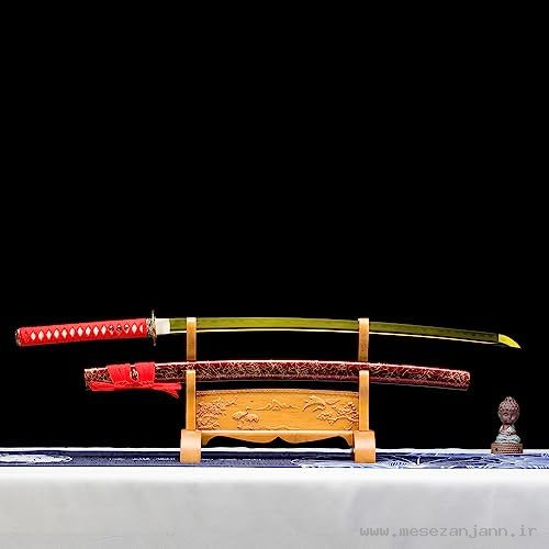 شمشیر سامورایی هامون دار طلایی 2 شمشیر سامورایی هامون دار طلایی